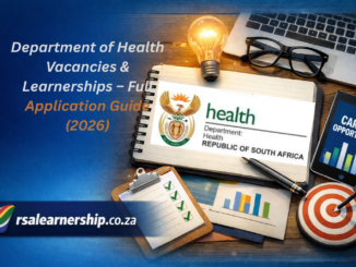 Department of Health Vacancies & Learnerships