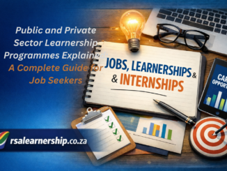 Public and Private Sector Learnership Programmes