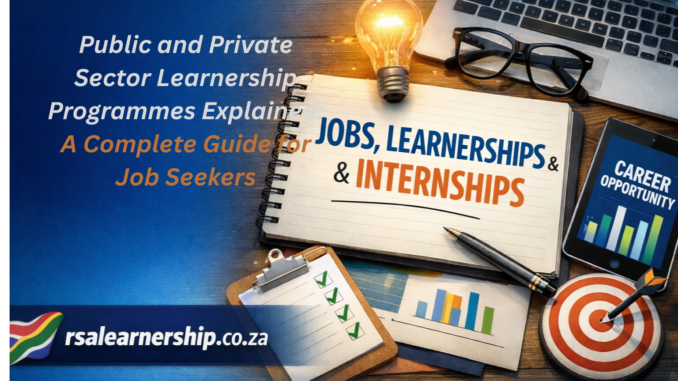 Public and Private Sector Learnership Programmes
