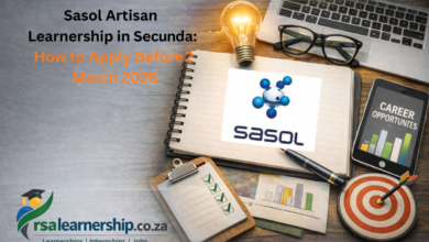 Sasol Artisan Learnership 2026