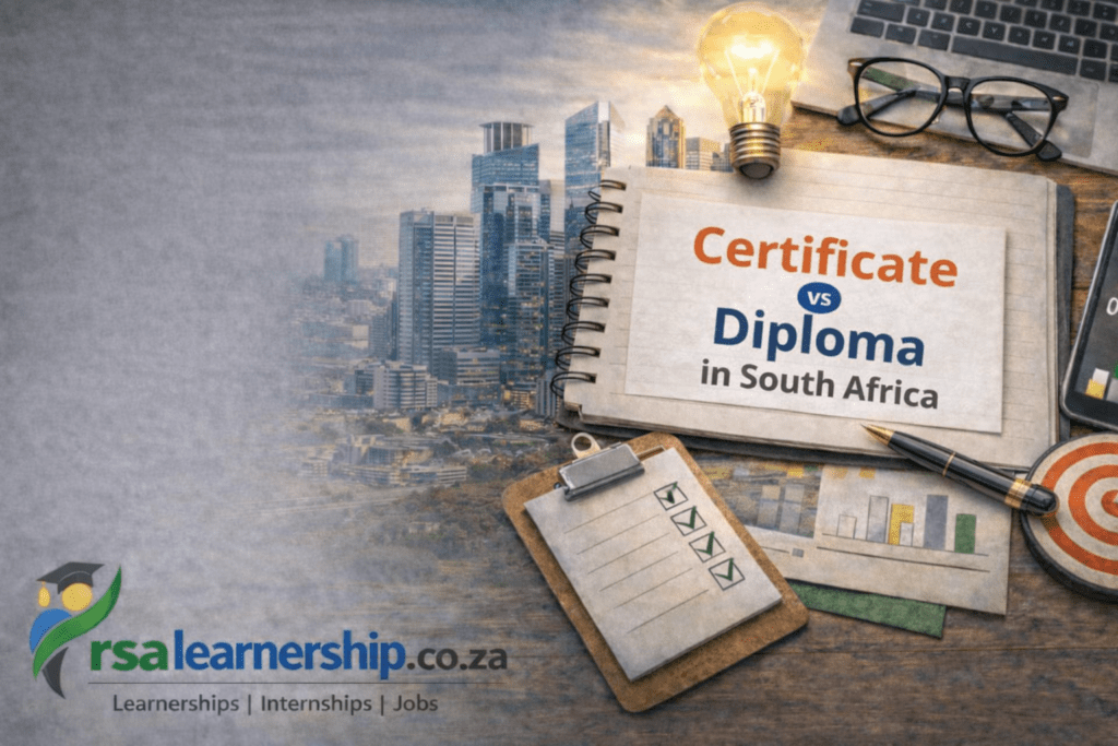 Certificate vs Diploma in South Africa