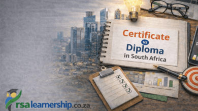 Certificate vs Diploma in South Africa