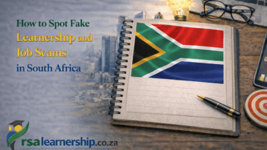 fake learnership and job scams in South Africa