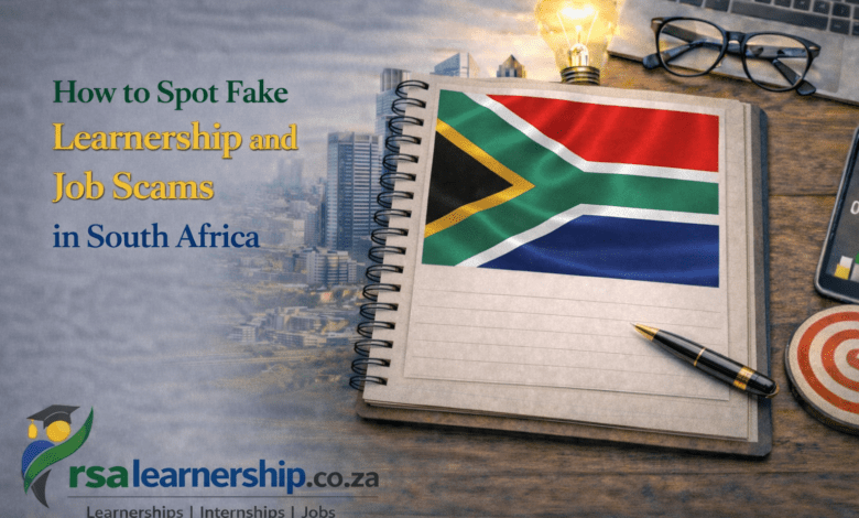 fake learnership and job scams in South Africa