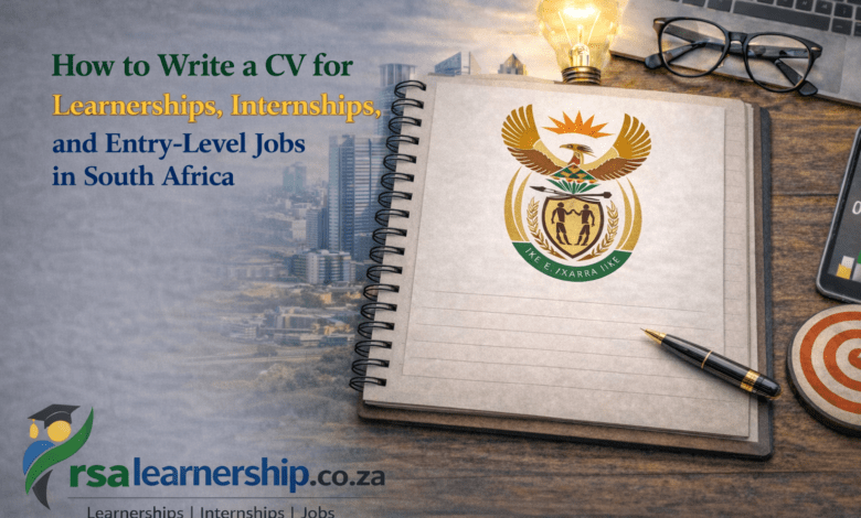 how to write a CV for learnerships